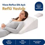 Homedius Viscotherm Reflux Dik Açılı Silk Kumaş Reflü Yastığı 65X60x20 Cm Beyaz 65X60