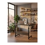 Homedora Royal Modern Yükseklik Ayarlı Çalışma Masası - (TEKERLİ) 80x40