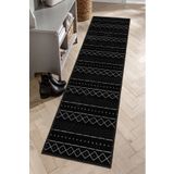 Homefesto Dekoratif Özel Tasarım, Pamuklu Dokuma Taban, İnce, Kaymaz Taban, Yıkanabilir, Modern Yolluk