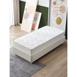 Homefy Muffy Full Ortopedik Pro Yaylı Yatak – Sade ve Ergonomik Tasarım, Memnuniyet Garantili - Beyaz - 90 x 190 cm