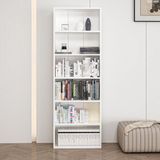Homeizi Adel 5 Raflı Kitaplık - Beyaz
