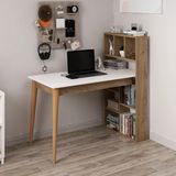 Homeizi Calvia Çalışma Masası - Beyaz/rahle - 120 cm