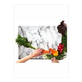 HomeJamin Dekoratif Mermer Desenli Cam Kesme ve Doğrama tahtası sunumluk 25 x 35cm