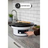 Homekolik Elektrikli Katmer Sacı 1550 Watt – 47x47x20,7 cm – Isı Ayarlı Katmer Sacı (220-230V)