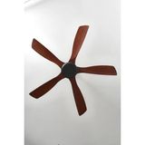 Homeland Akıllı Tavan Vantilatörü 52 Inc 132 cm Uzaktan Kumandalı Sessiz Motor Dcı - Kahverengi