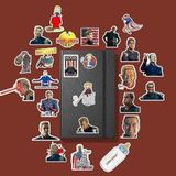 Homelander Sticker Paketi/Bullet Journal Defter Çıkartma Ajanda Laptop Etiket