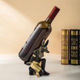 homelifestyle® Art (Resin, Anubis Heykeli & Stand, Siyah & Altın Sarı, 8 x 12,5 x 17 cm)