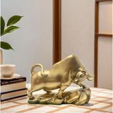 homelifestyle® Concept (Resin, Boğa Heykeli, Altın Sarı, 6 x 20 x 14,5 cm)
