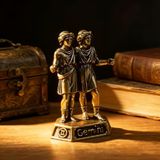homelifestyle® Zodiac (Pirinç, Burç Heykeli, İkizler, 2 x 3 x 4,9 cm)