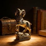 homelifestyle® Zodiac (Pirinç, Burç Heykeli, Koç, 1 x 3 x 5,8 cm)