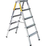 Homeliva Seçkin 5+5 Çift Yönlü Basamaklı Merdiven! Hkmticaret Ekstra Sağlam Galvaniz Merdiven