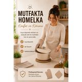 HOMELKA Fırın Eldiveni ve Tutacak Seti Kahve Renk Isıya Dayanıklı Kaymaz Kapitoneli Fırın Eldiveni ve Tutacağı Seti 1+1 Set Fırın Eldiveni + Tutacak