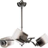 Homemania Lucea 1451-51-03 Derma 3'lü Krom Avize 3 X E27