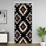 Homemissing Batı Aztek Kapı Perdesi Kapı Gizliliği için Güneybatı Dolap Örtüsü Kızılderili Odası Bölücü Perde 86x203 cm Etnik Geometrik Yatak Odası Oturma Odası Pencere Uygulamaları