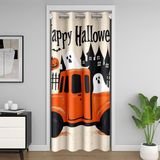 Homemissing Cadılar Bayramı Kapı Perdesi Kapı Pencere 106x203cm Karikatür Hayalet Isı Yalıtımlı Geçici Oda Bölücüler Kabak Fener Dolap Kapağı Gotik Yatak Odası Oturma Odası Mikrofiber