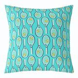 Homemissing Çocuk Tenis Kırlent Kılıfı 60x60 cm 1 Adet Spor Temalı Yastık Kılıfı Yastık Kılıfı Top Oyunu Deniz Mavisi Dekoratif Kırlent Kılıfı Kanepe Kadın Erkek Yastık Kılıfı