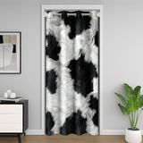 Homemissing İnek Baskı %30 -% 50 Oda Karartması Karartma Yalıtımlı Termal Perde 106x203cm Çocuk İnek Doku Desen Oda Bölücü Perde Kapak Sığır Derisi Pencere Uygulamaları Deseni