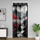 Homemissing Japon Kapı Perdesi Kapı Pencere için 86x203 cm Orman Isı Yalıtımlı Geçici Oda Bölücüler Asya Manzaralı Dolap Örtüsü Yatak Odası Oturma Odası Mikrofiber