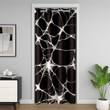 Homemissing Örümcek Ağı %30 -%50 Oda Karartma Yalıtımlı Termal Perde 132 x 203 cm Çocuklar Cadılar Bayramı Temalı Oda Bölücü Perde Örtüsü Hile veya Tedavi Pencere Uygulamaları