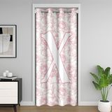 Homemissing Vintage Çiçek Bahar Kapı Perdesi Kapı için Gizlilik Vintage Boho Bitki Çiçekli Gardırop Örtüsü Çiçek Açan Oda Bölücü Perde 86 x 203 cm Botanik Kişiselleştirilmiş İlk X