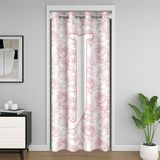 Homemissing Vintage Çiçekli Bahar Kapı Perdesi Kapı Mahremiyeti için Vintage Boho Bitki Çiçekli Dolap Örtüsü Çiçek Açan Oda Bölücü Perde 150x203 cm Botanik Karartıcı Karartma Kişiselleştirilmiş İlk J