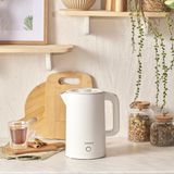 Homend 1001 Heatrow Cooltouch 1618H Paslanmaz Çelik El Yakmaz Gövdeli Su Isıtıcısı Beyaz Kapasite ve Gizli Rezistans