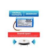 Homend Alex Laser 1281H Robot Süpürge Bataryası (Orjinal Kapasite) 2600Mah Robot Süpürge Pil