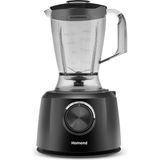 Homend El Tipi Blender 10 W Güçlü 1 L Kapasiteli Fonksiyonel Mutfak Robotu Siyah