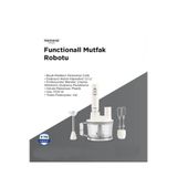 Homend Functionall 2850H Mutfak Robotu Beyaz