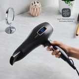 Homend Hairforce 4405H Dokunmatik Ekranlı 2200 W İyonik Saç Kurutma Makinesi 6 Kademe Hız Ayarı - Siyah