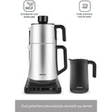 Homend Smart Royaltea Plus 1781H 2in1 Inox Çay ve Türk Kahve Makinesi