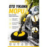Homeneeds **teleskopik Saplı Mikrofiber Oto Yıkama Fırçası | Araç Yıkama Mopu, Çizmez Araç Temizlik Fırçası | Otomobil, Suv ve Cam Temizleme Aparatı**