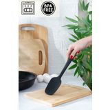 HOMENIVA 1 Adet Siyah Silikon Spatula