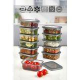 HOMENIVA 12 Adet Lunch Box Kahvaltılık Saklama Kabı