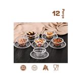 HOMENIVA 12 Parça Pleksi Kahvaltı Takımı Sosluk Ve Çerezlik ( Cam Değildir )