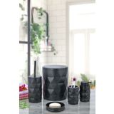 HOMENIVA Diamond Black 5’li Banyo Seti