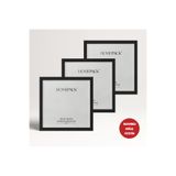 HOMEPACK 30X30 CM Siyah Ahşap Çerçeveli Poster Çerçevesi, 3 Parça Boş Çerçeve, SİYAH-ÇERÇEVE-30X30