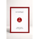 HOMEPACK 30X40 CM Kırmızı Ahşap Çerçeveli Poster Çerçevesi, Boş Çerçeve, KIRMIZI-ÇERÇEVE-30X40