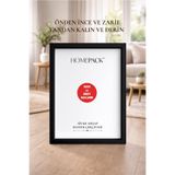 HOMEPACK Kalın 70x100 Siyah Çerçeveli Poster Çerçeve, Boş Çerçeve, Kalın Çerçeve SİYAH-KALIN