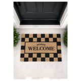 homepera Vena Dama Welcome Paspas - Dış Kapı Paspası Kapı Önü Paspası 40x60
