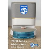 Homerun Aqua Çöp Istasyonlu 7000 Serisi Akıllı Robot Süpürge, Lidar, HEPA11 Filtreli