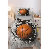 HOMESSA Basket Topu Bebek Çocuk Tek Kişilik Nevresim Takımı