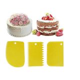 Hometarz 3 lü Silikon Hamur Kesici Doğrayıcı Kazıyıcı Spatula Set Sarı