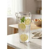 Hometarz Başucu Kristal Sürahi Kulpsuz - 1.2 Litre - Şeffaf - 1,2 lt