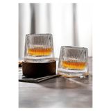 HomeTarz JAPAN 2li Karıştırıcı Kokteyl Bardağı - Meşrubat Bardak Takımı - Dönme Mekanizmalı- 150 ML