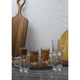 Hometarz Pearl Çay Seti - 6'lı Çay Bardağı Takımı - 6 Parça, 180 ml - Şeffaf