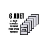 Hometaş Ev Ürünleri 6 ADET A4 21X30 FOTOĞRAF ÇERÇEVESİ DİPLOMA SERTİFİKA ÇERÇEVESİ