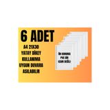 Hometaş Ev Ürünleri 6 ADET A4 BEYAZ 21X30 FOTOĞRAF ÇERÇEVESİ DİPLOMA SERTİFİKA ÇERÇEVESİ