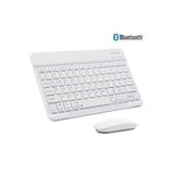 Hometech Alfa 10YF Pro 10.1" Tablet İçin Uyumlu Slim Şarjlı Türkçe Bluetooth Klavye ve Mouse Seti