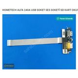 Hometech Alfa 140A Usb Soket Ses Soketi Sd Kart Okuyucu